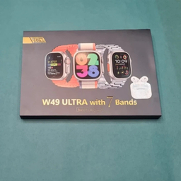 ساعت هوشمند ورنا مدل W49 Ultra مجموعه 7 بندی به همراه هندزفری مدل Airpod Pro