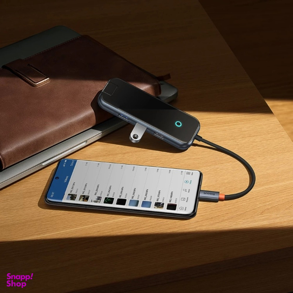 USB هاب 6 پورت Type-C باسئوس مدل Baseus Acmejoy WKJZ010313