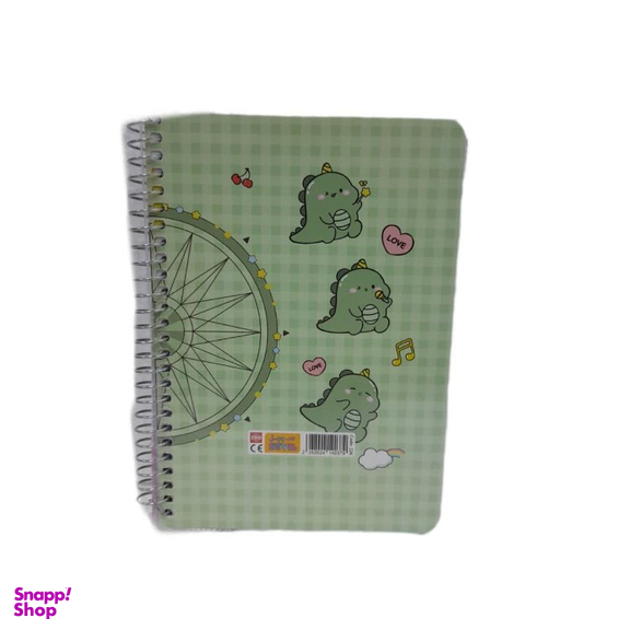 دفترچه یادداشت سیمی ۸۰ برگ سویل طرح دایناسور کد 226