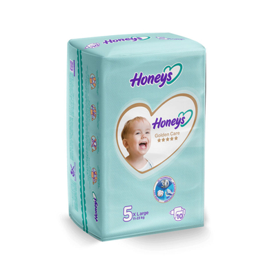 پوشک بچه هانیز سایز 5 بسته 10 عددی