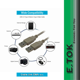 کابل لینک USB2.0 ایتوک مدل Lien طول 0.3 متر