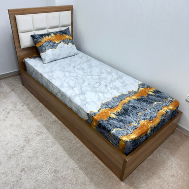 سرویس ملحفه یک نفره دو تکه ناتوسا مدل آتشفشان کد 90