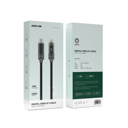 کابل تبدیل Type-C به Lightning گرین لاین مدل GNUBCTLTGDBK طول 1 متر
