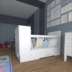 تخت خواب کودک اعیان کد FH340