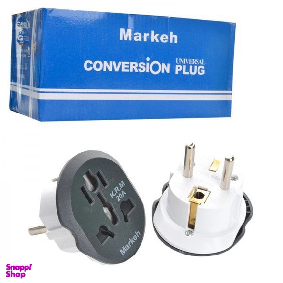 تبدیل 3 به 2 برق 20 آمپر مارکه کد 1236