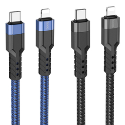 کابل دیتا Type-C به Lightning هوکو مدل U110 طول 1.2 متر