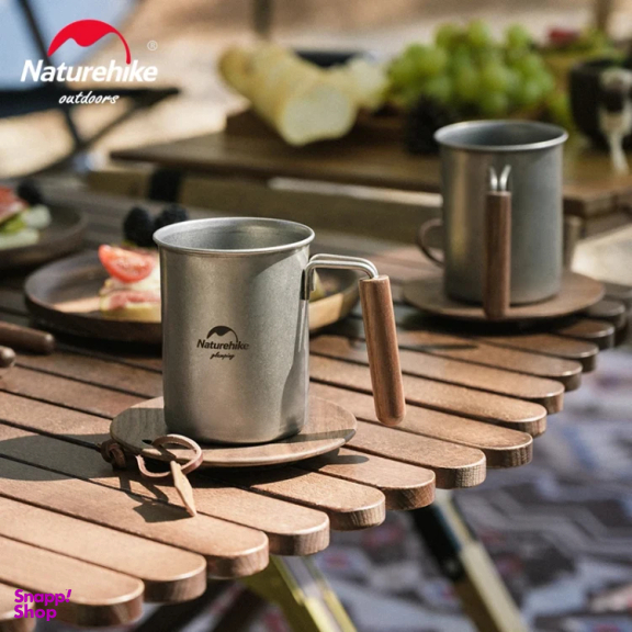 ماگ استيل نیچرهایک مدل Sen Xin Retro Stainless Steel Tableware کد NH21SJ001 گنجایش 0.35 ليتر