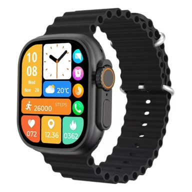 ساعت هوشمند ککیویر مدل KW23 Ultra3 بند سیلیکونی سایز 49 میلی متر