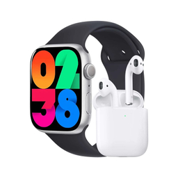 ساعت هوشمند ورنا مدل W45 Max به همراه هندزفری بی سیم ورنا مدل Airpod