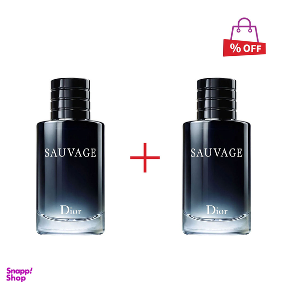 تستر ادوپرفیوم مردانه دیور مدل Sauvage حجم 100 میلی‌ لیتر مجموعه 2 عددی (غیر اصل)