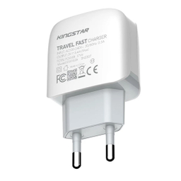شارژر دیواری 17 وات کینگ استار مدل KW163A PD به همراه کابل MicroUSB
