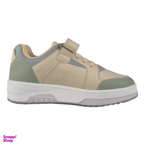 کتانی راحتی طرح PUMA کد B 1258 رنگ کرم سبز