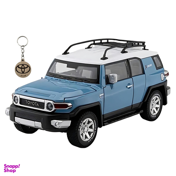 ماکت ماشین ناب سل مدل تویوتا اف جی کروز فلزی TOYOTA FJ CRUISERبه همراه جاسوییچی
