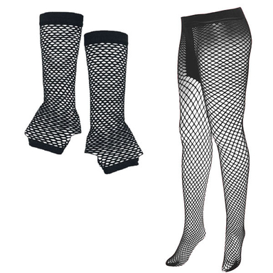 جوراب شلواری دخترانه مدل زنبوری به همراه ساق دست