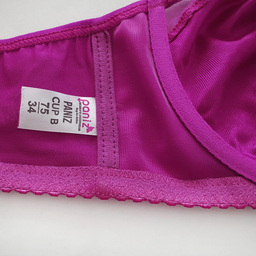 ست شورت و سوتین زنانه پانیذ مدل ساتن فنردار کد 4649 رنگ سرخابی