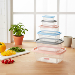 ظروف نگهدارنده نورینو مدل لاله مجموعه 6 عددی