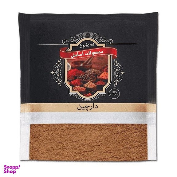پودر دارچین آسایش وزن 50 گرم بسته بندی سلفون