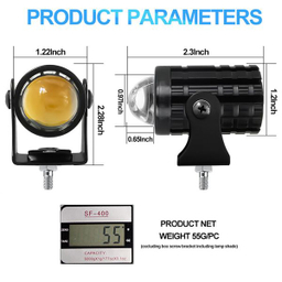 پرژکتور دو کنتاکت خودرو طرح نقطه ای بسته 2 عددی