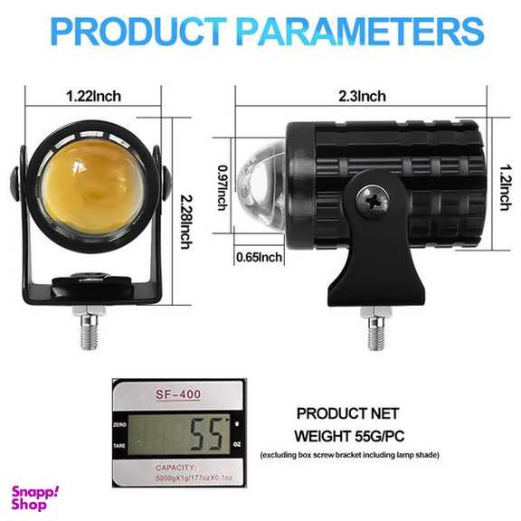 پرژکتور دو کنتاکت خودرو طرح نقطه ای بسته 2 عددی