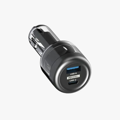 شارژر فندکی کریستالی 35 وات پاورولوژی مدل Dual OutPut