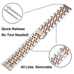 بند اپیکوی مدل StainLess-20mm مناسب ساعت هوشمند سامسونگ Galaxy Watch 4/5/6/ َActive1/2