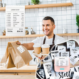 پرینتر لیبل زن ناب سل مدل پرتابل حرارتی شارژی کد NAAB001