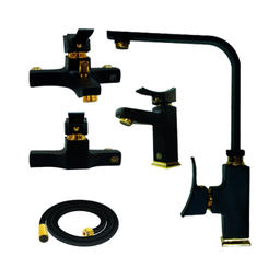 ست شیرآلات ایران گروه مدل فلت کد 2020332 مجموعه 5 عددی