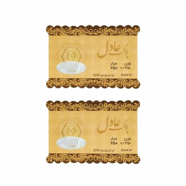 سکه طلا گرمی داریم مدل عادل وزن 0.7 گرم - 2 عدد سکه 0.35 گرمی