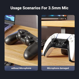 دانگل بلوتوث یوگرین مدل CM668-15765 مخصوص کنسول PS3 / PS4 / PS5 / Nintendo به همراه میکروفون
