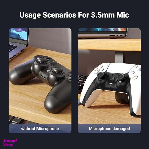 دانگل بلوتوث یوگرین مدل CM668-15765 مخصوص کنسول PS3 / PS4 / PS5 / Nintendo به همراه میکروفون