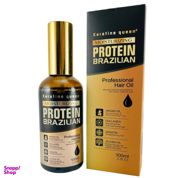 روغن مو کراتین کوئین مدل پروتئین برزیل حجم 100 میلی لیتر