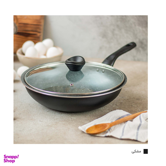 تابه تکنو مدل wok سایز 24
