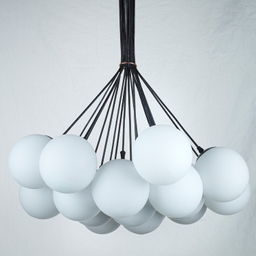 لوستر 19 شعله آرام مدل حباب 810