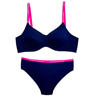 ست لباس زیر زنانه کد 9025 رنگ سرمه ای