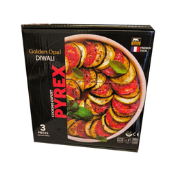 ظرف پخت گلدن اپال مدل PYREX مجموعه 3 عددی
