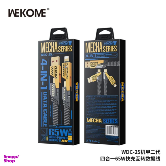 کابل USB/Type-C به Lightning/Type-C ویکام کد WDC-25 طول 1.5 متر