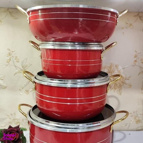 سرویس پخت و پز 7 پارچه هلنا مدل زنبوری
