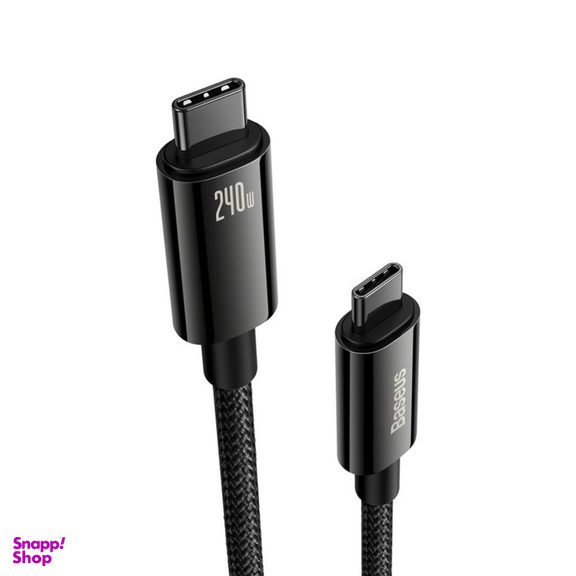 کابل تبدیل USB-C بیسوس مدل (TUNGSTEN GOLD (240W طول 2 متر