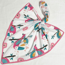 دستمال سر و گردن دخترانه مدل مینی اسکارف نخی کد 1035