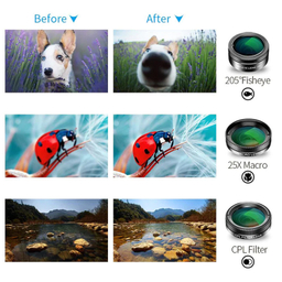 لنز کلیپسی موبایل گرین لاین مدل Lens Kit 6 in 1