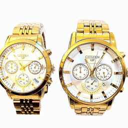 ست ساعت مچی عقربه ای زنانه و مردانه سیتیزن کد 1008