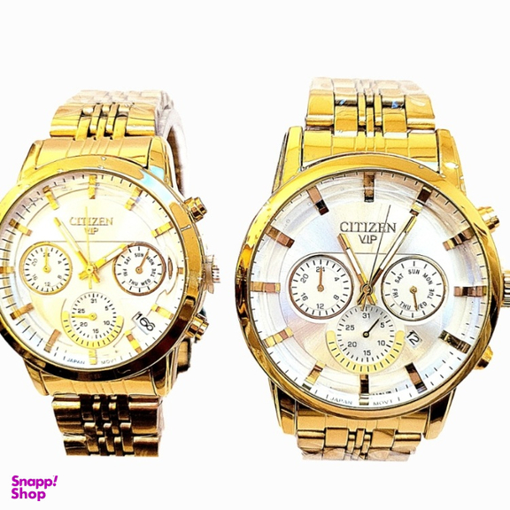 ست ساعت مچی عقربه ای زنانه و مردانه سیتیزن کد 1008