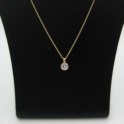 گردنبند طلا 18 عیار زنانه کاپانی مدل kn091