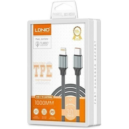 کابل دیتا Type-C به Lightning الدینیو مدل LS441i طول 1 متر