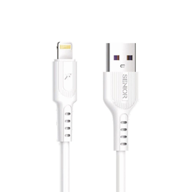 کابل دیتا USB به Lightning کی اف-سنیور کد KF Senior S20-IP طول 1 متر
