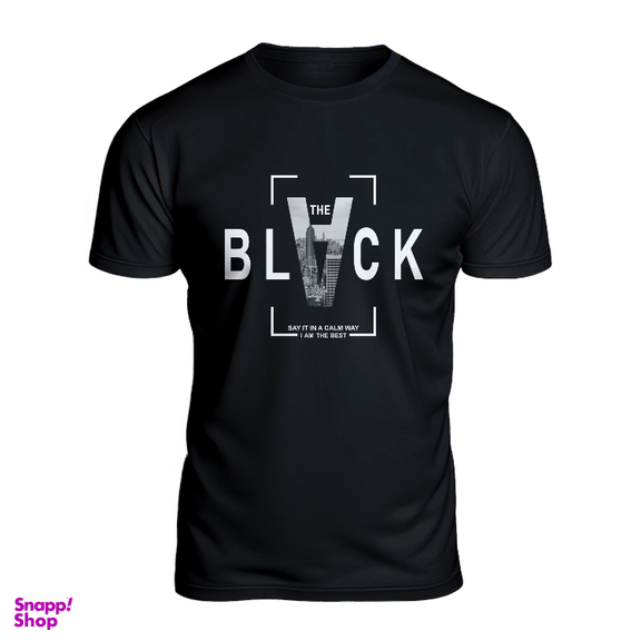 تیشرت مردانه مدل BLACK رنگ مشکی