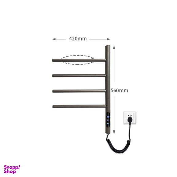 حوله‌ خشک‌کن ریلی دیواری Crbohn مدل GN-90401