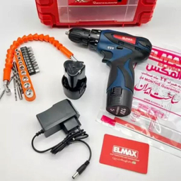 پیچ گوشتی شارژی المکس کد C.D 210 مجموعه 28 عددی