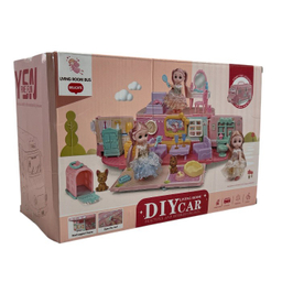 اسباب بازی خانه عروسکی مدل اتوبوسی طرح کمپر