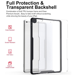 کاور تبلت سامورایی مدل BLACK-BUMPER مناسب برای سامسونگ Galaxy Tab S9 Plus / S9 FE Plus / X810 / X816B / X818U